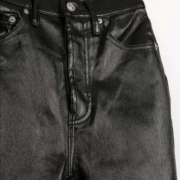 ⭐️Free People Phoenix | coated black skinny jeans - Picture 9 of 10